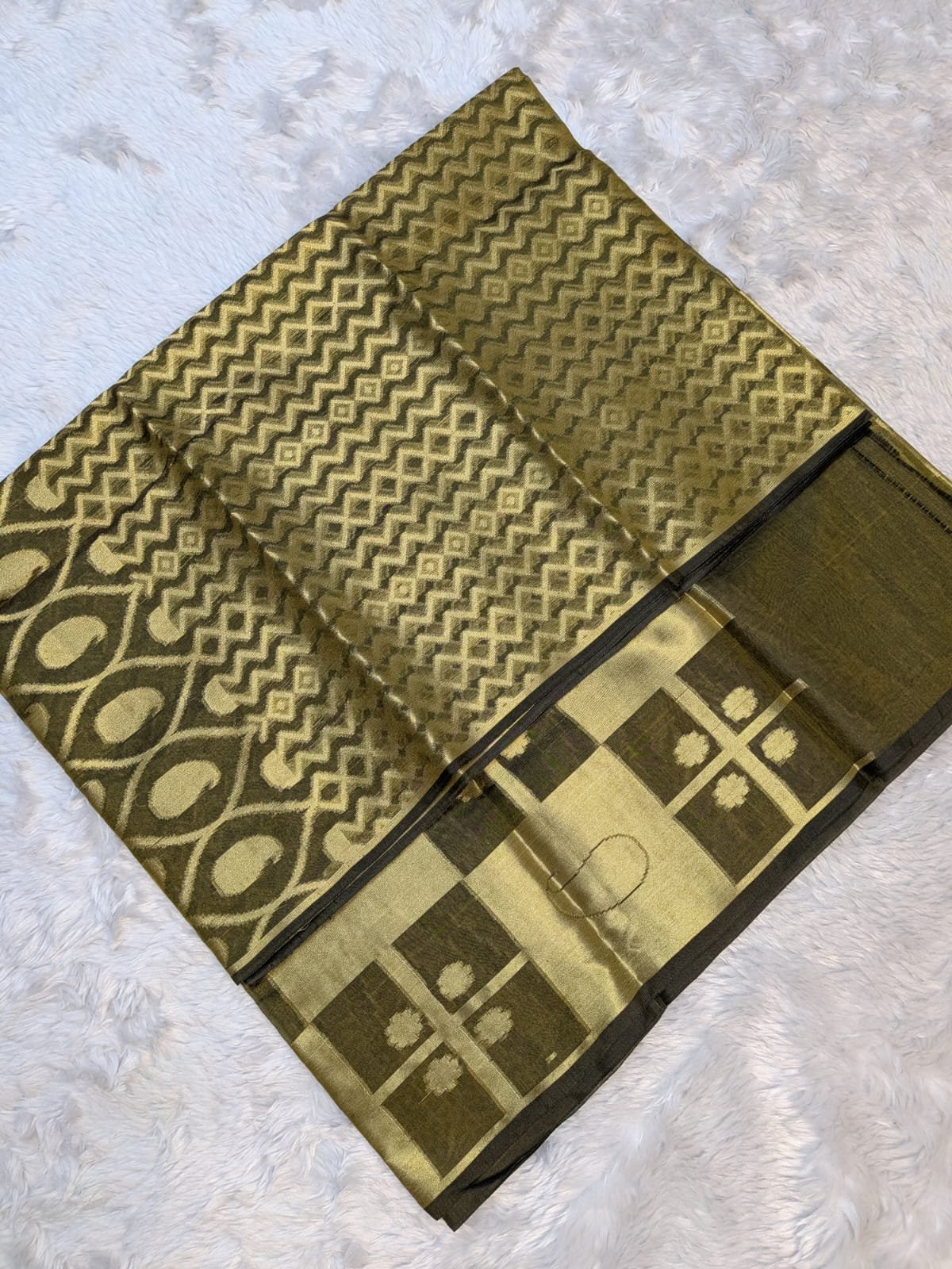 Pure Organza Patli Design Saree - Image 2