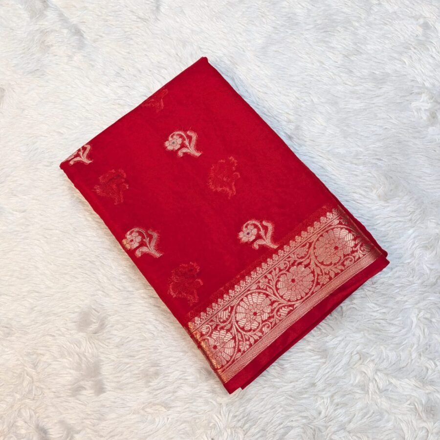 Semi Georgette Silk Saree