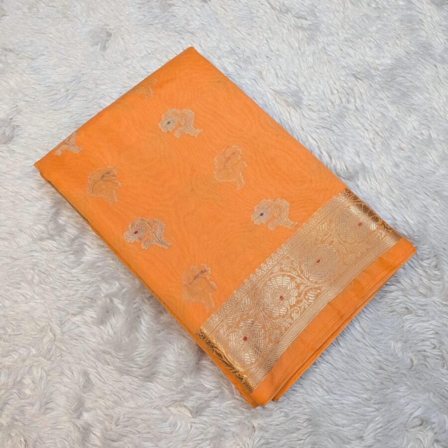 Semi Georgette Silk Saree