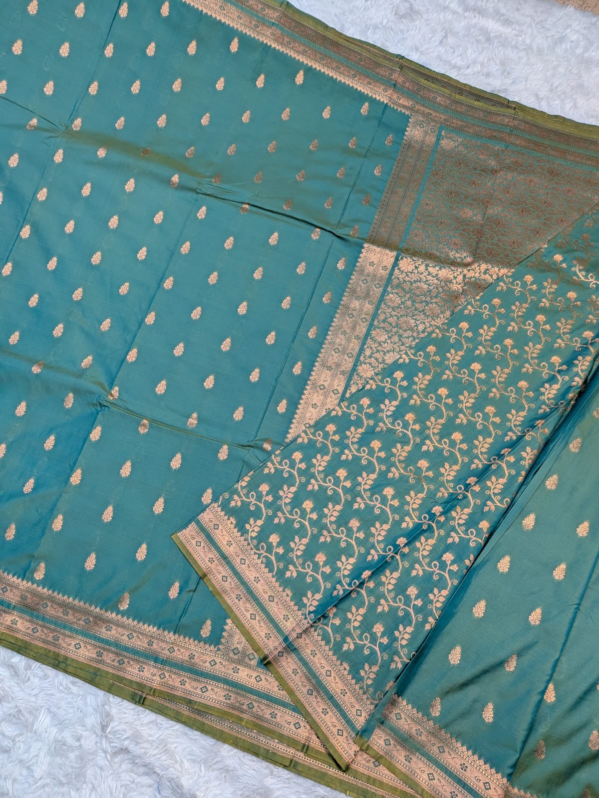 Semi Katan Similar Saree
