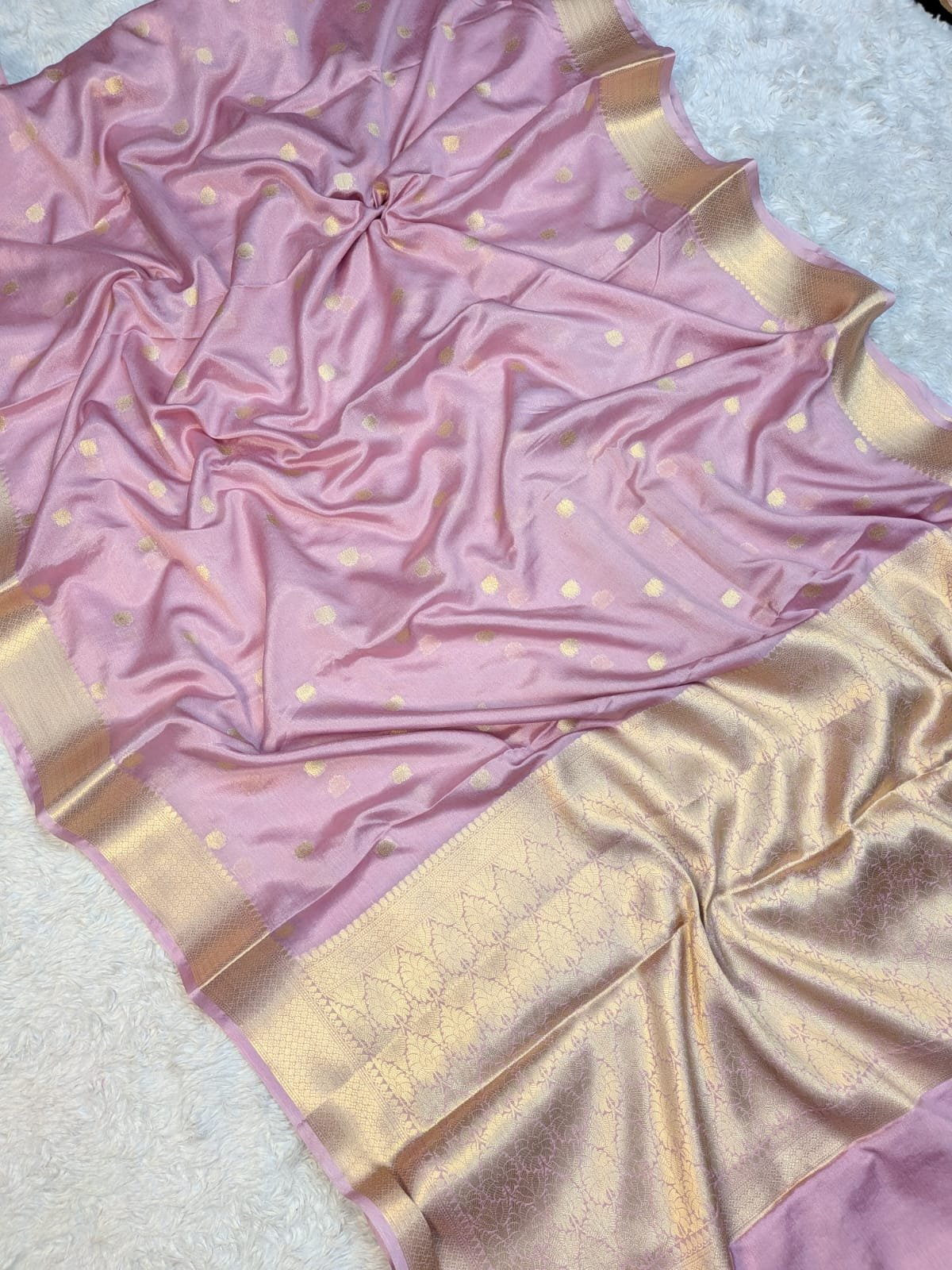 Warm Silk Zari Patta Border Saree - Image 2