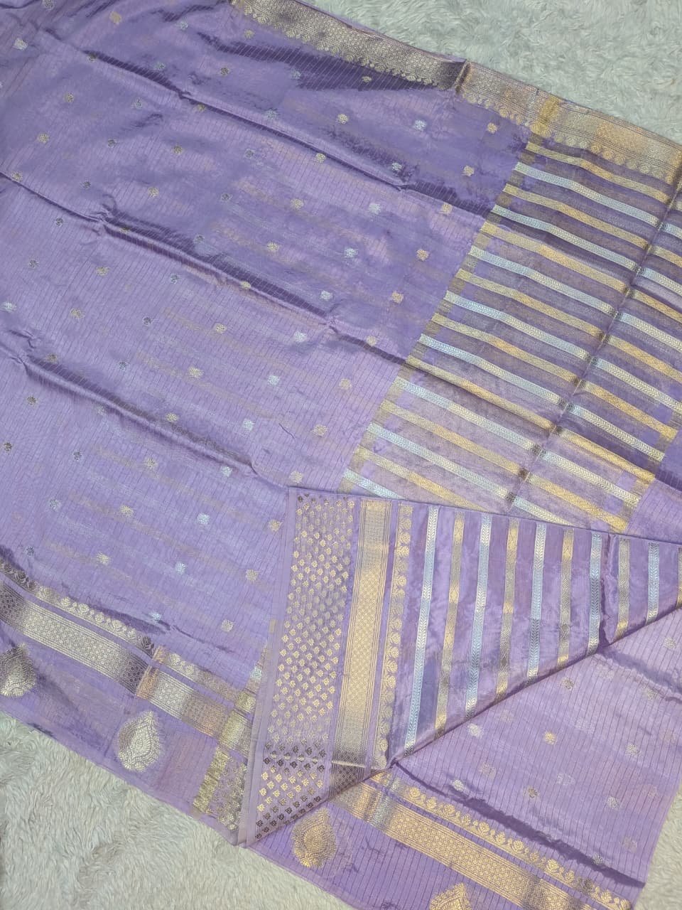 Russian Paper Silk Saree - Image 3